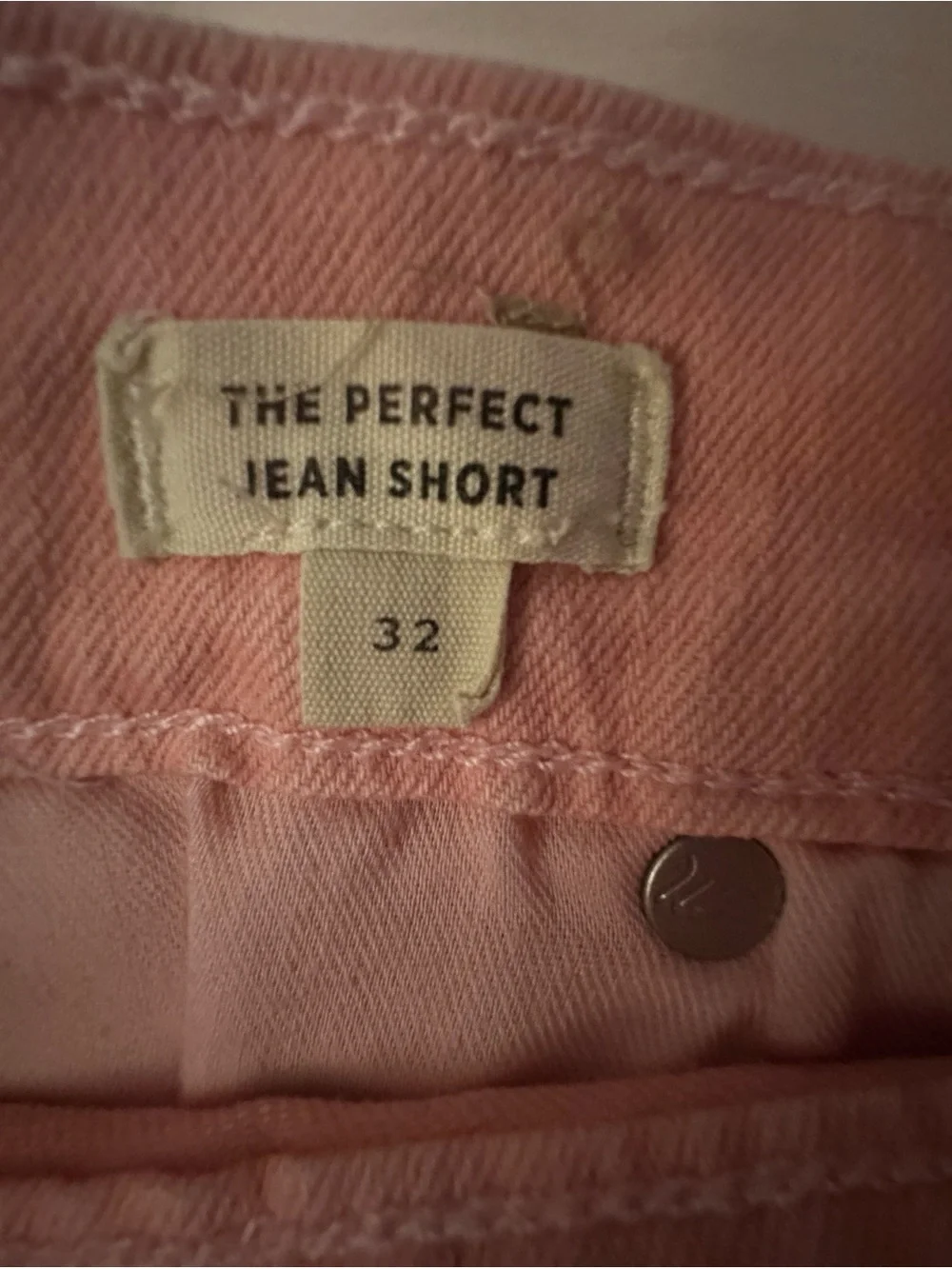 Madewell Peach Denim Cutoff Shorts